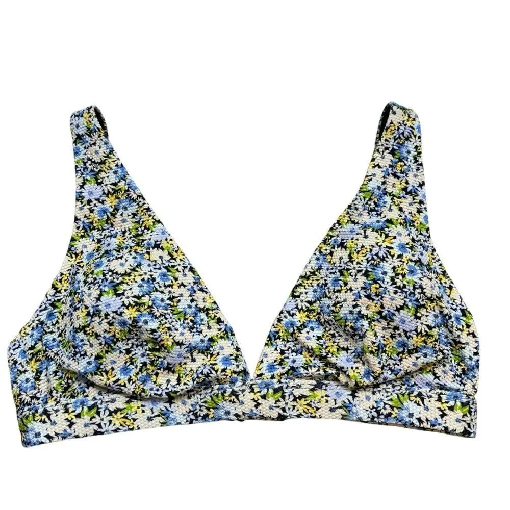 Brand me with Tags Old Navy‎ Piqué Classic Plunge Triangle Bikini Swim Top XL